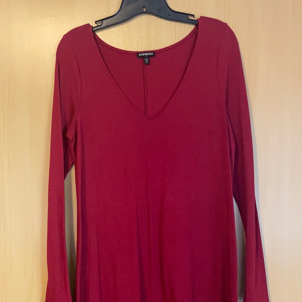 Express red dress